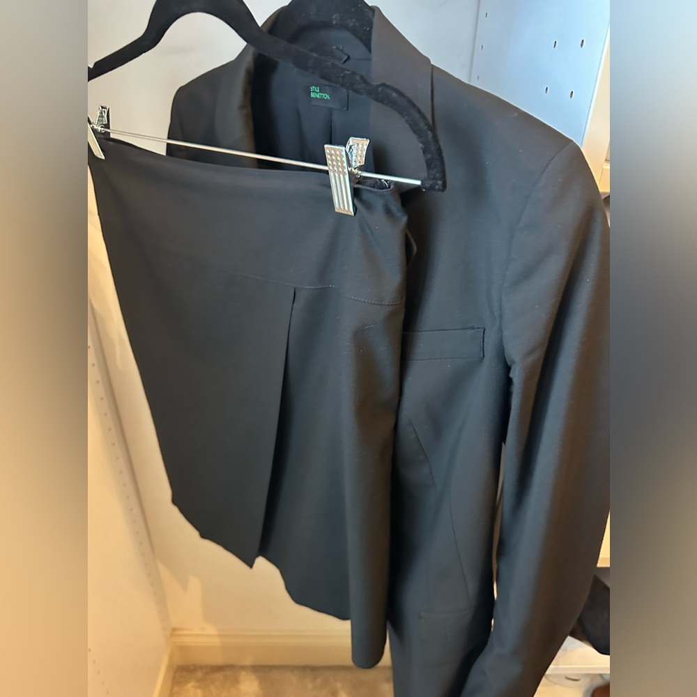 Black cross over skirt